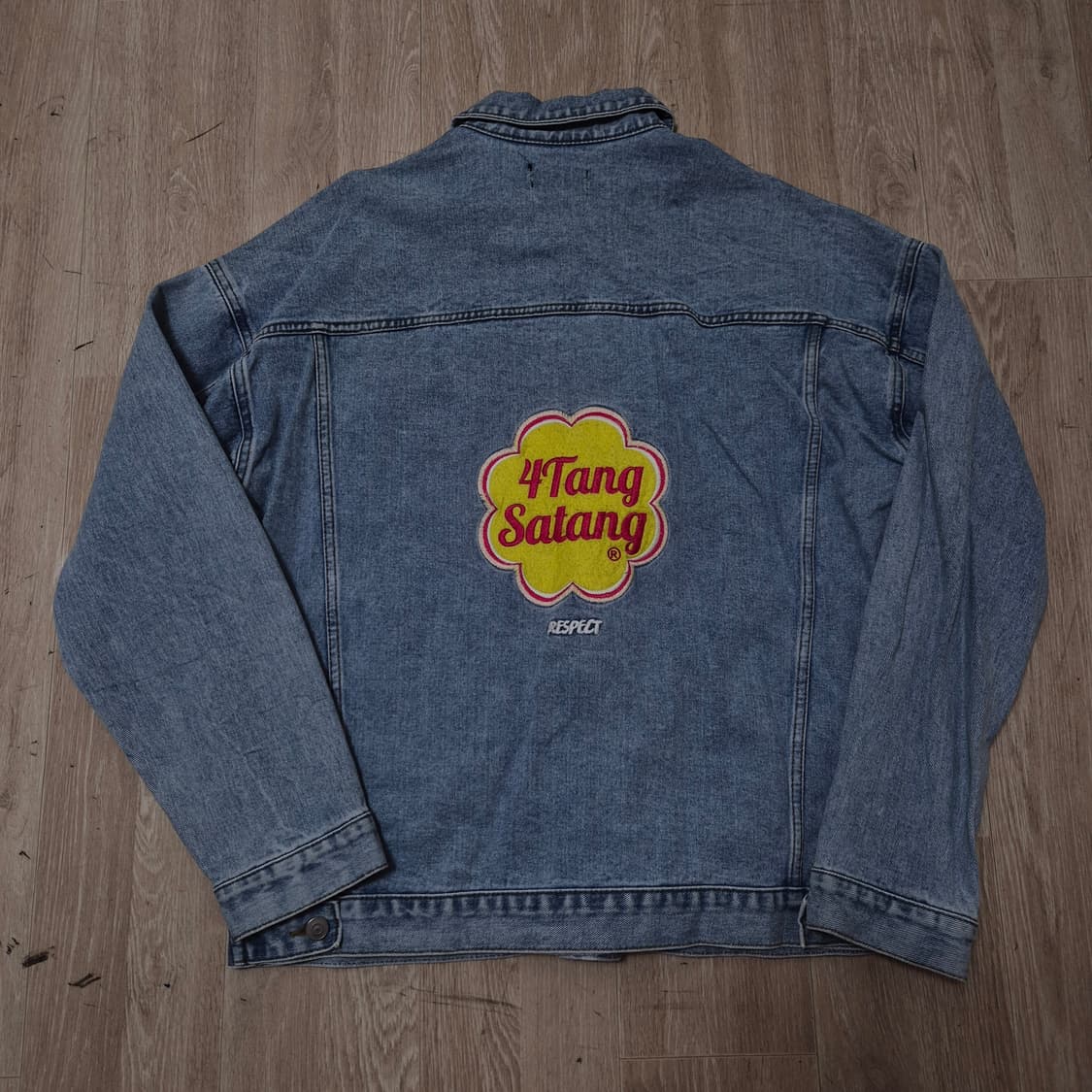 RESPECT 리스팩트 클래식 연청 데님 트러커 자켓 L(100) 상품이미지4