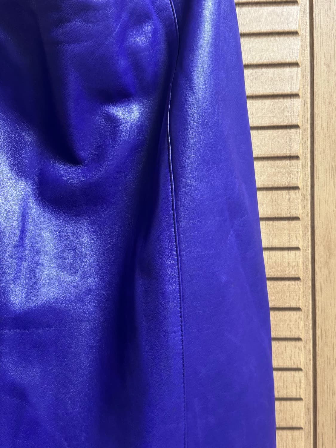 EREZ 빈티지 소가죽 레더 스커트 상품이미지3