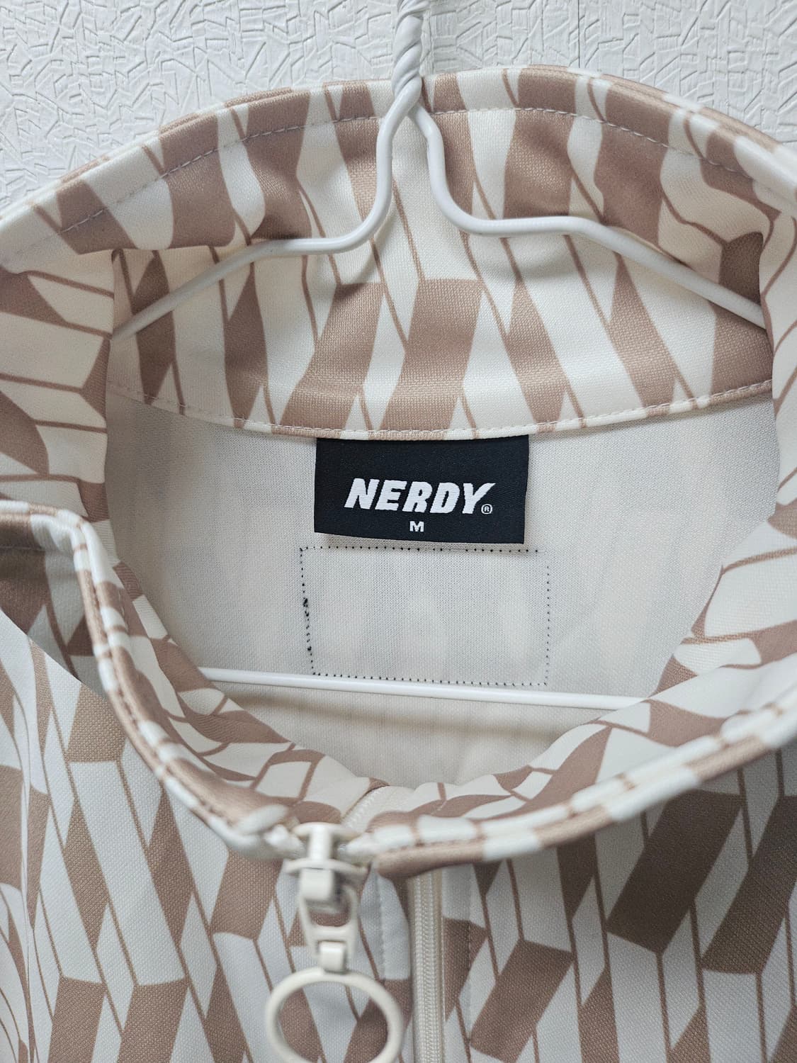 널디 패턴 트랙 자켓 아이보리 M 상품이미지2