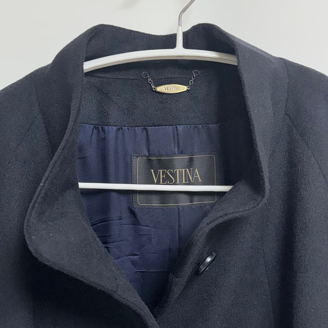 [캐시미어 100%] 여성 블랙 롱 코트 상품이미지4