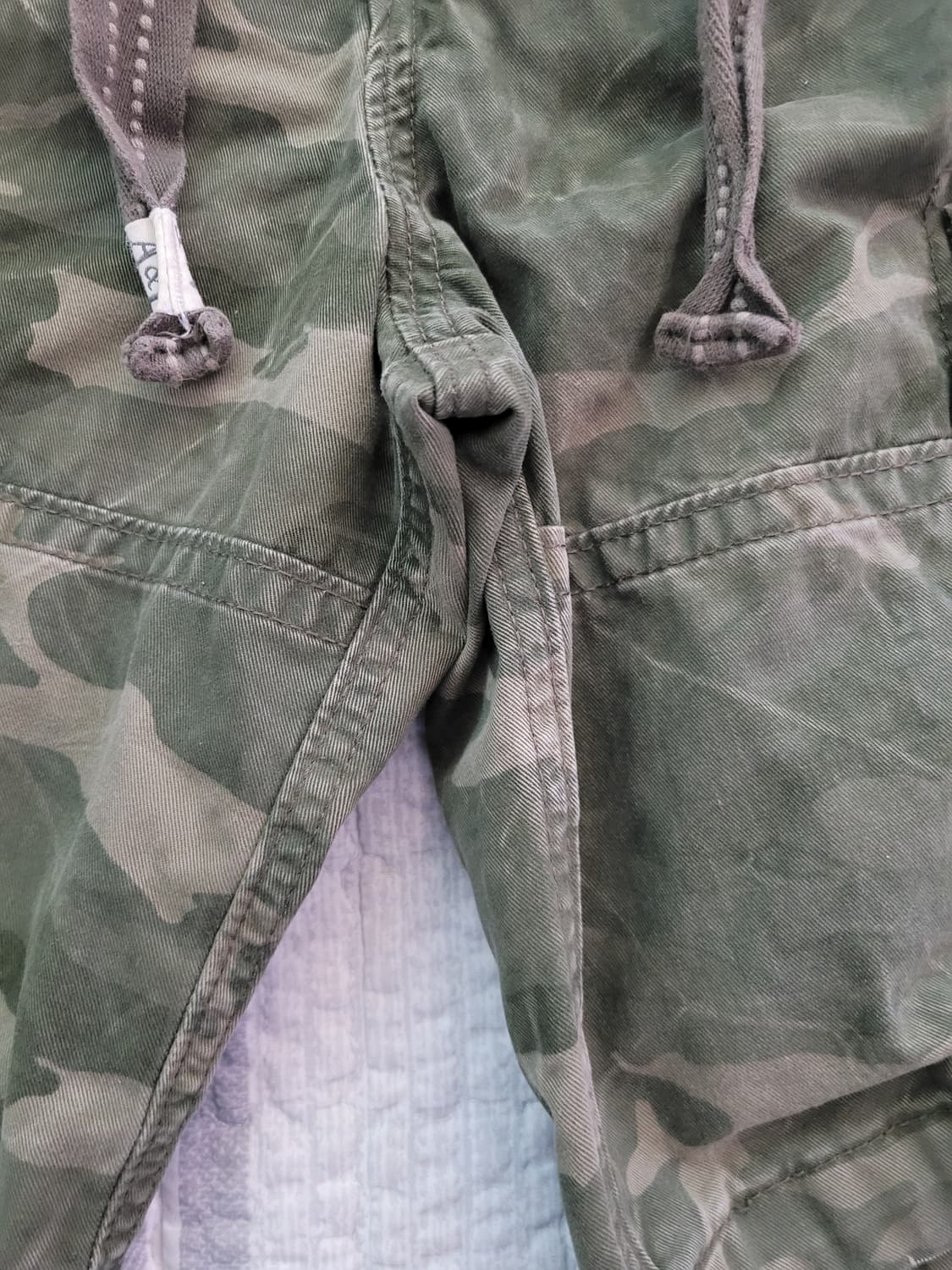 아베크롬비 밀리터리 빈티지 카모플라쥬 카고숏팬츠 탭31 실30사이즈 상품이미지9