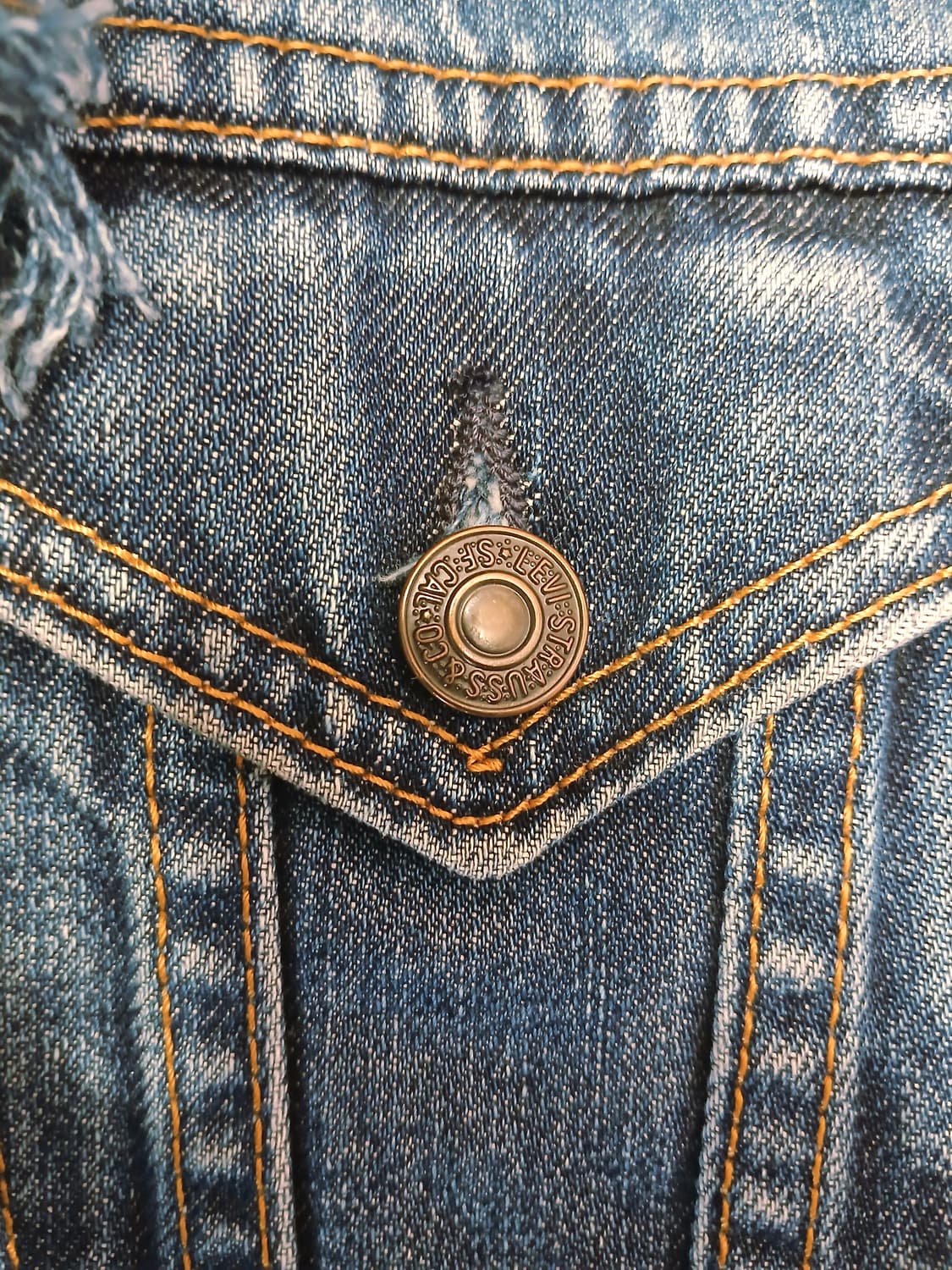 1of1 커스텀 90s 리바이스 디컨스트럭티드 데님 자켓 상품이미지6