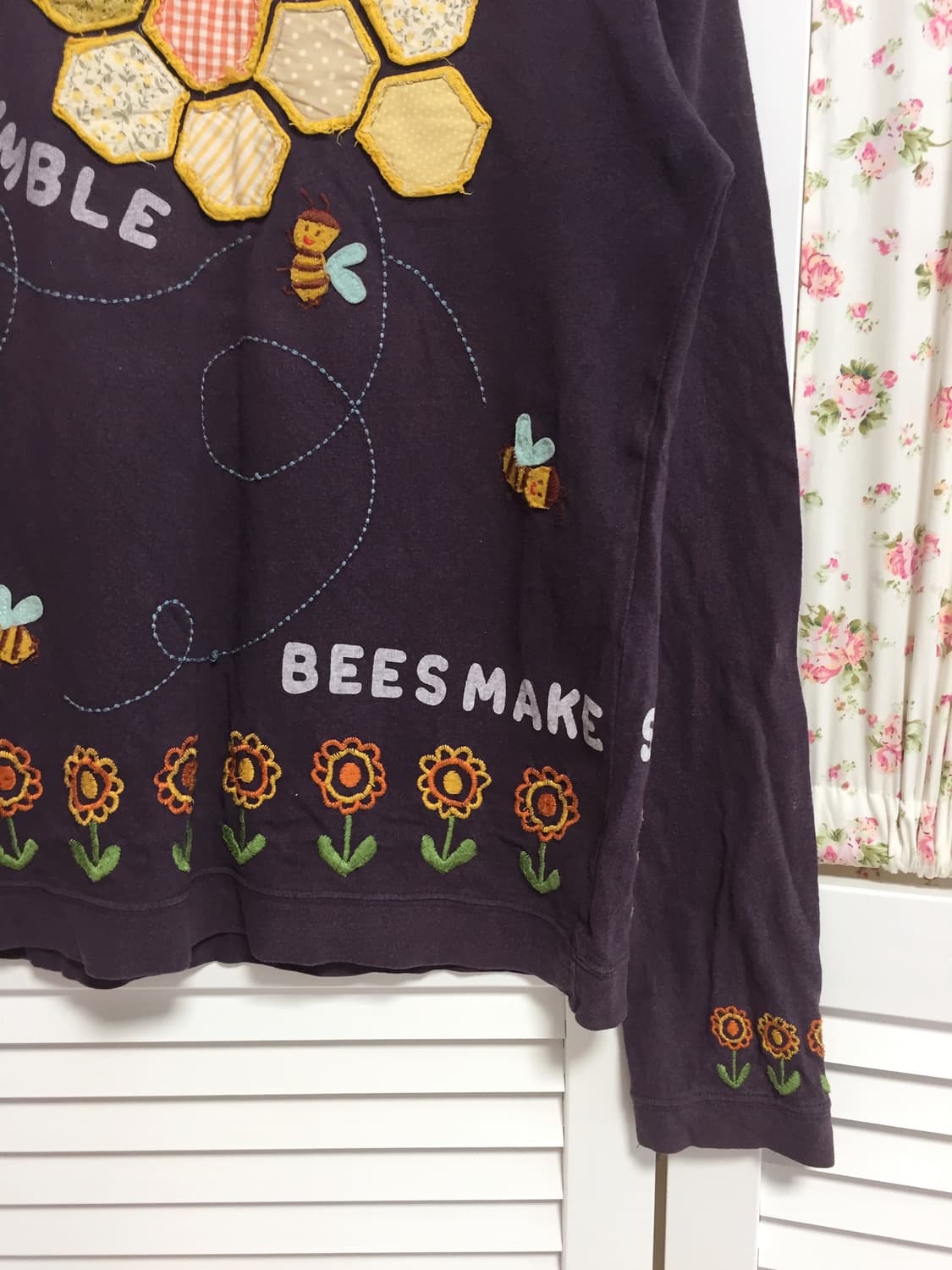 빈티지 rough 꿀벌 슬리브 상품이미지3