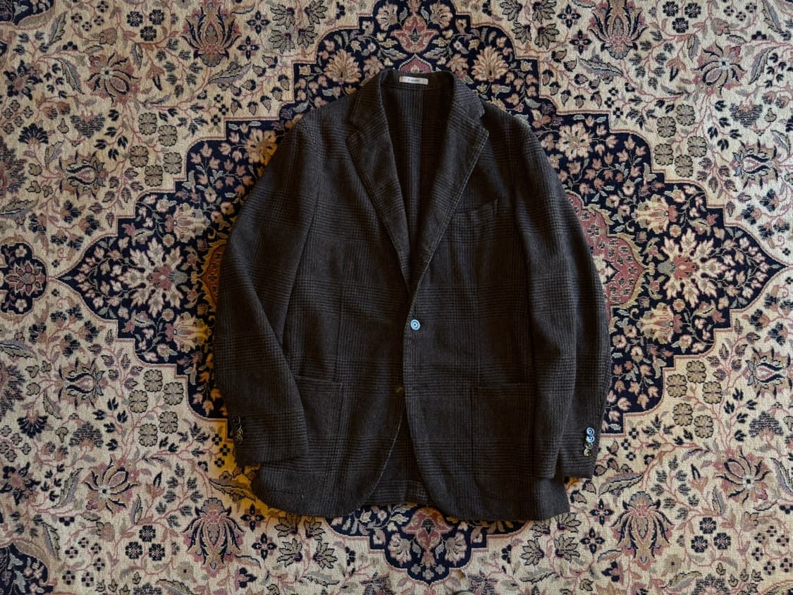 볼리올리 카멜 울 캐시미어 트위드 자켓 100 상품이미지10