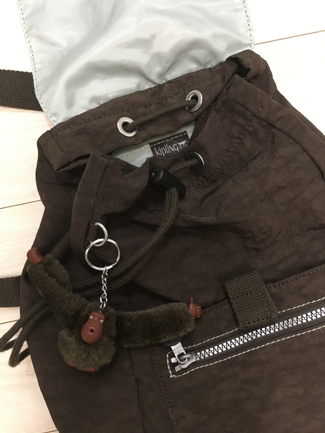 키플링 복조리 백팩 브라운 상품이미지3