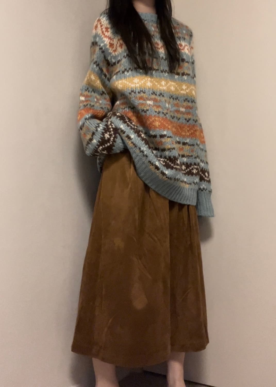 over-fit nordic pattern knit 상품이미지6