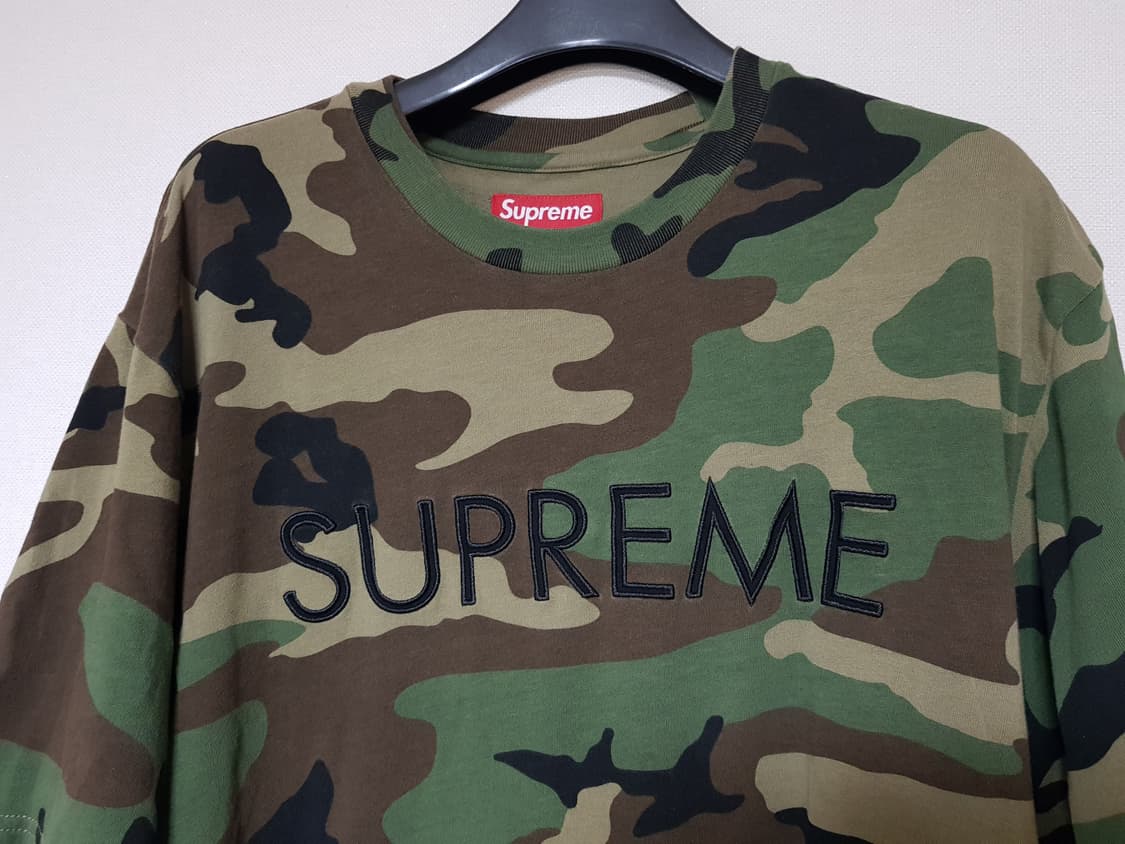 슈프림 케피탈 반팔 티셔츠 우드랜드 카모 25SS 상품이미지4