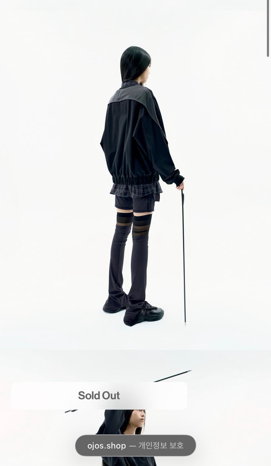 오호스 Layered Mesh Nylon Sweatshirts 상품이미지3