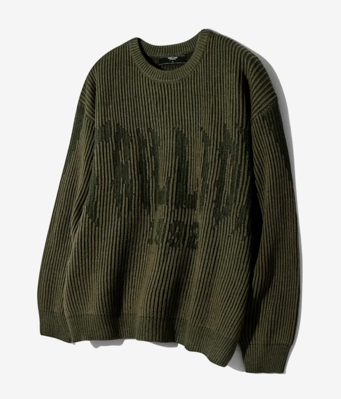 트릴리온 카키 니트M 상품이미지1