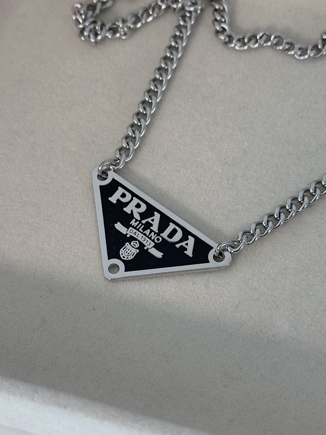 프라다 볼드체인 남성 목걸이 상품이미지1