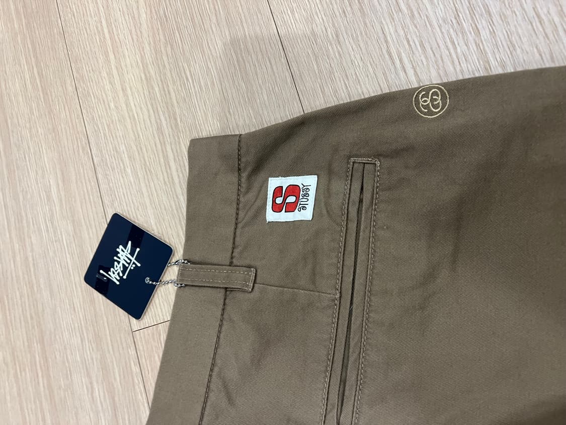 스투시 아카이빙 s로고 워시드 치노 하프팬츠34 상품이미지2