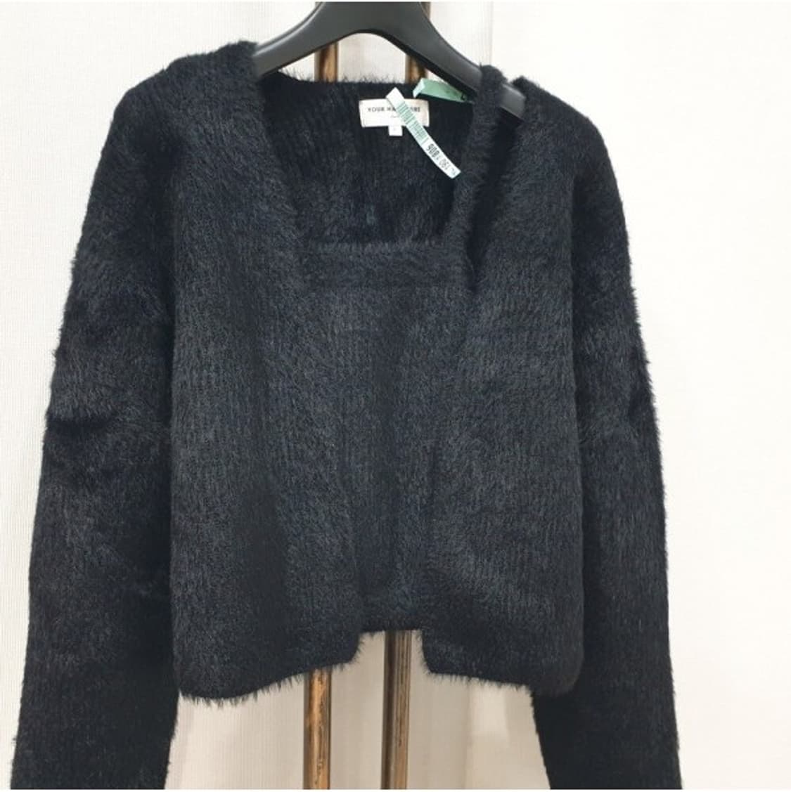 유어네임히얼 촉촉이가디건 블랙 F 상품이미지2