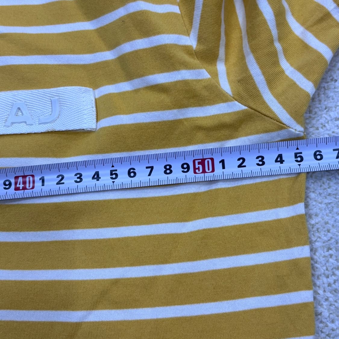 XL 아르마니진스 반팔 카라 티셔츠 0317E 상품이미지4