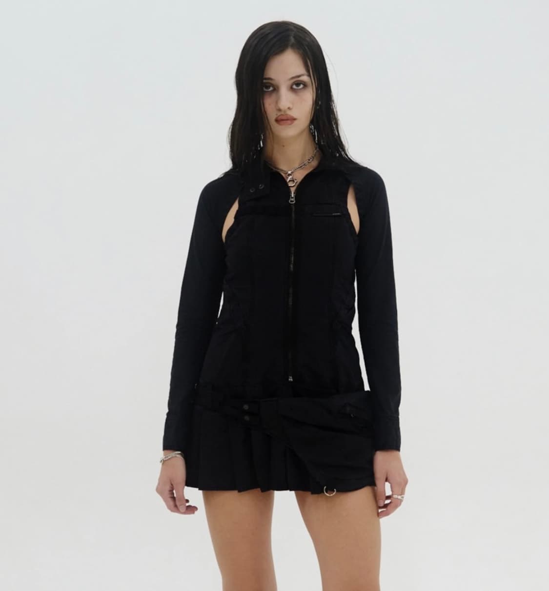 Hyein seo 혜인서 Convertible Dress 원피스 블랙 상품이미지3