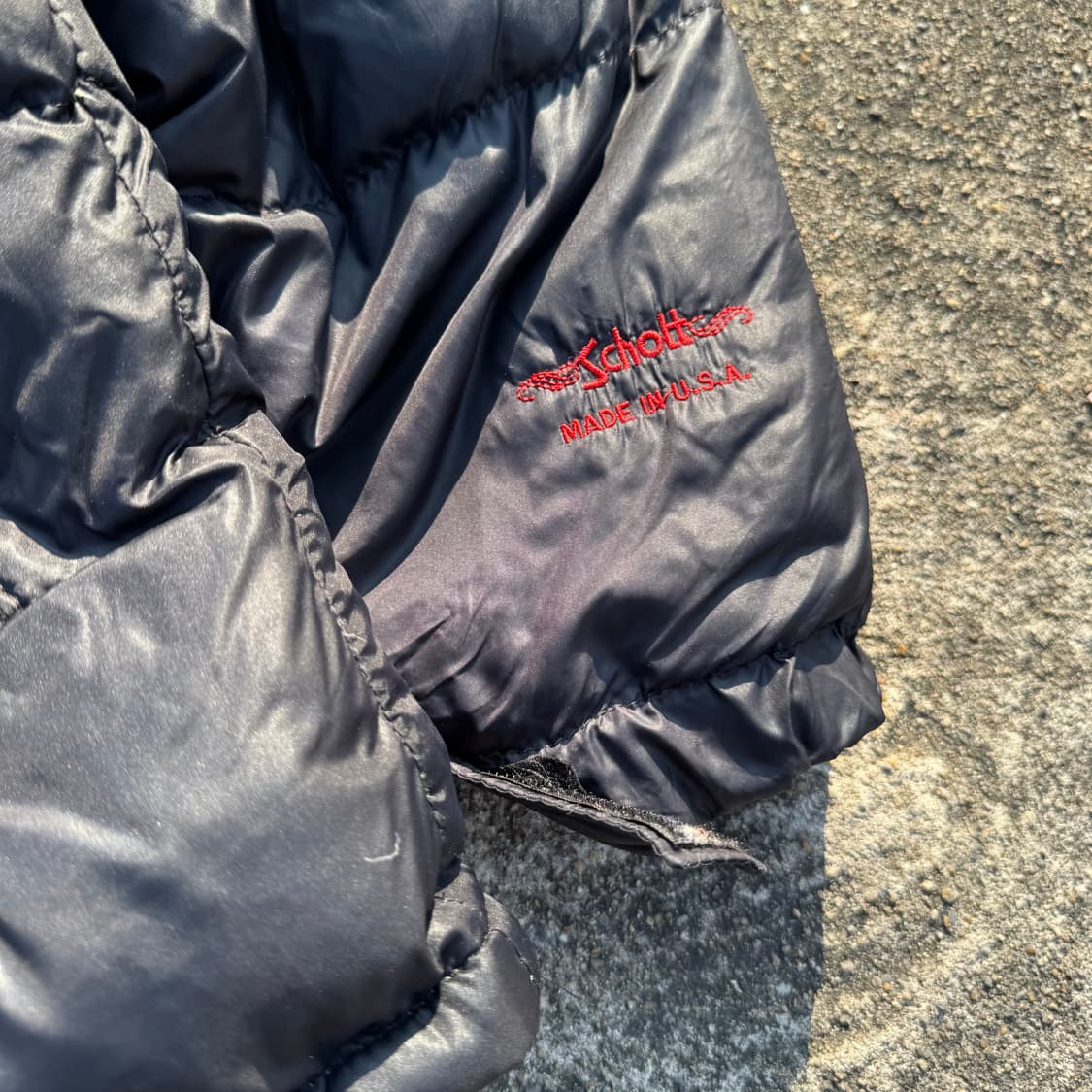 [L~XL] 90s Schott 쇼츠 다운 패딩 자켓 상품이미지6