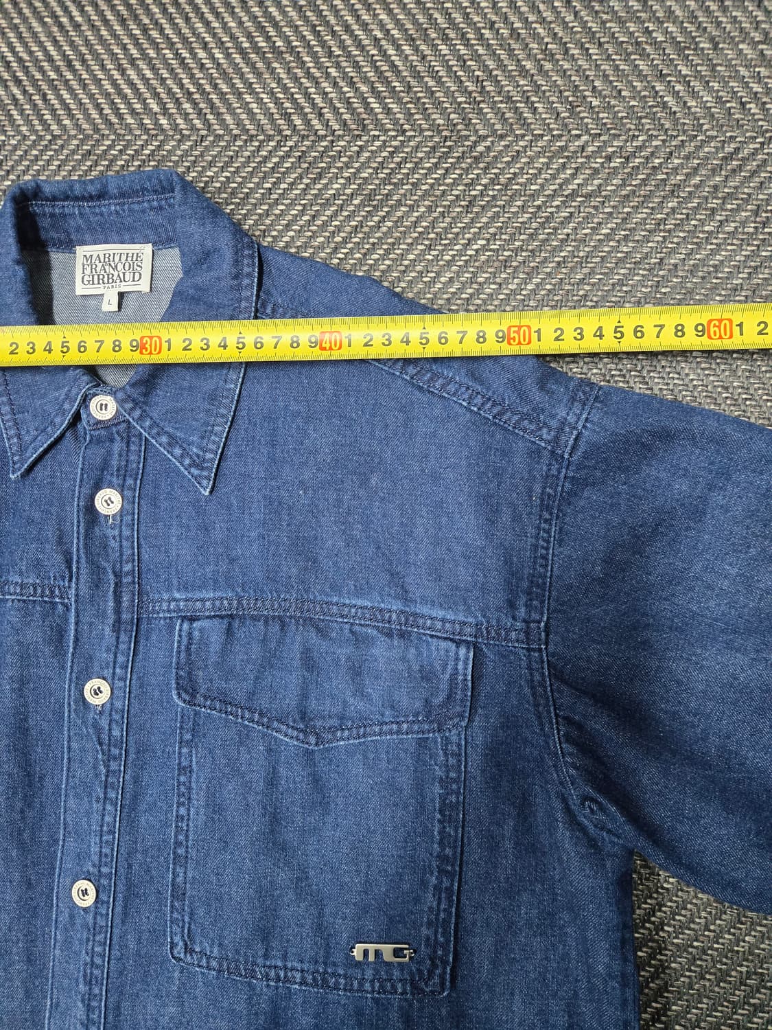 마리떼 프랑소와 저버 공용 데님셔츠 상품이미지7