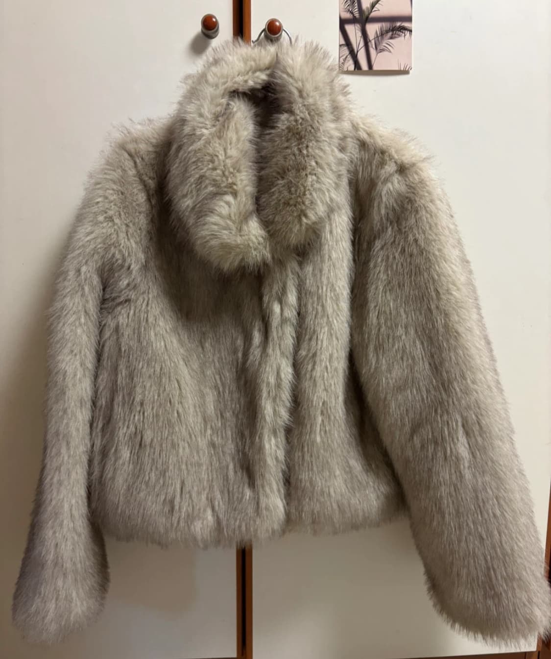 FORMAL 베이지 퍼 자켓 상품이미지1