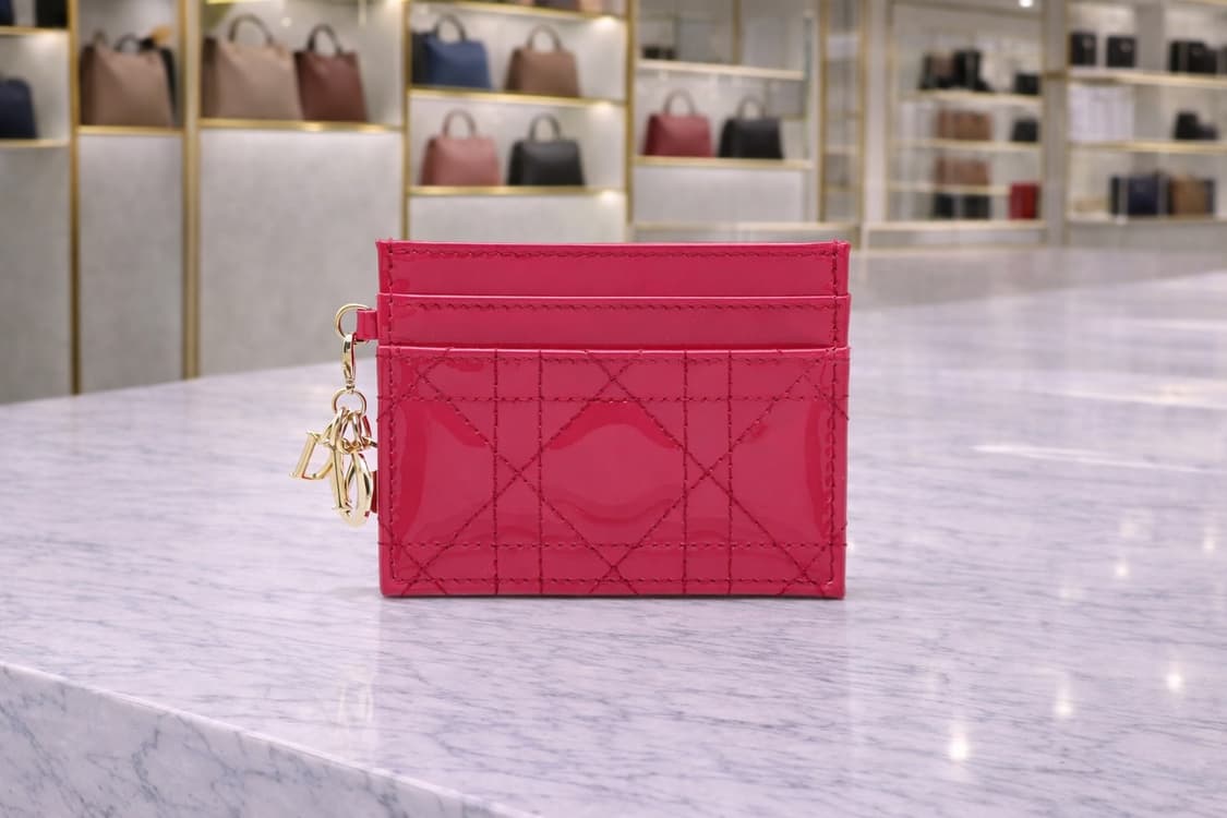 [A급] 디올 레이디 디올 페이던트 까나쥬 카드 지갑 판매합니다!!! 상품이미지2
