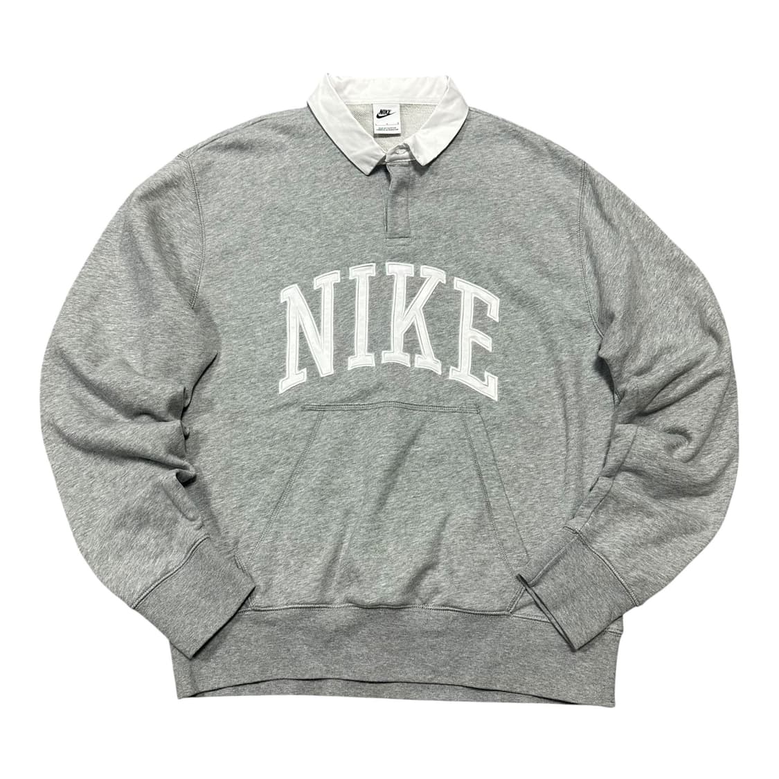 ✨ (바배) 나이키 럭비 그레이 카라 맨투맨 상품이미지1