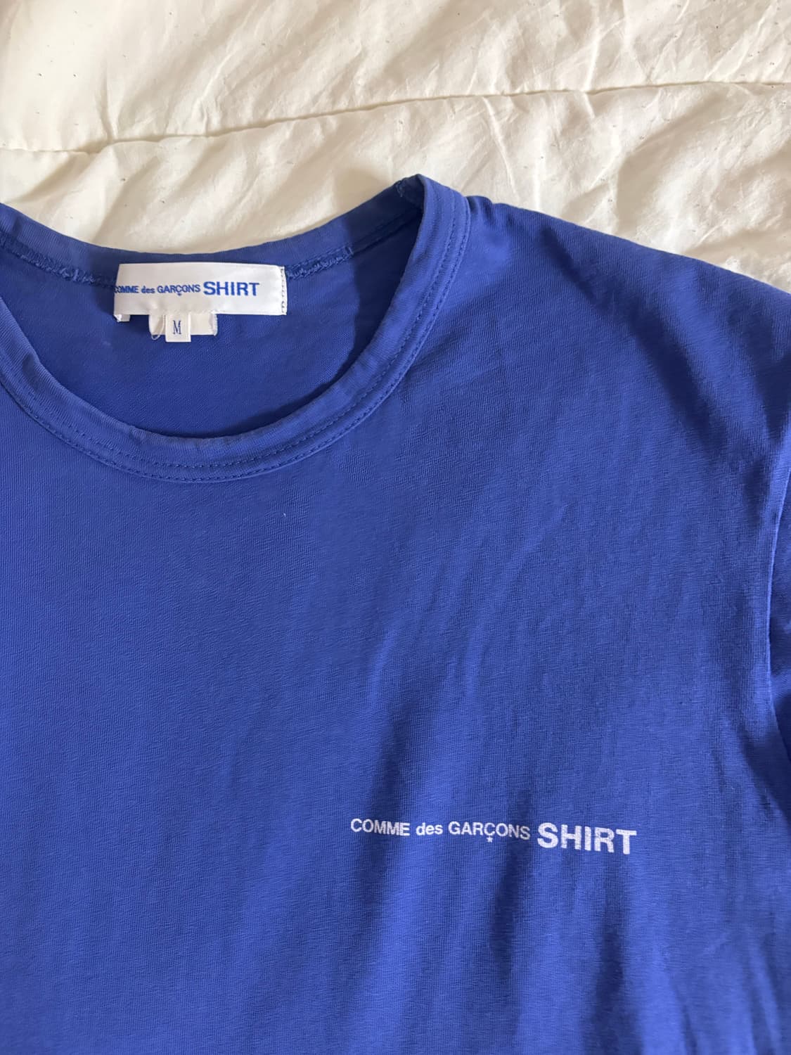 Comme des garcons shirt blue t-shirt 상품이미지1