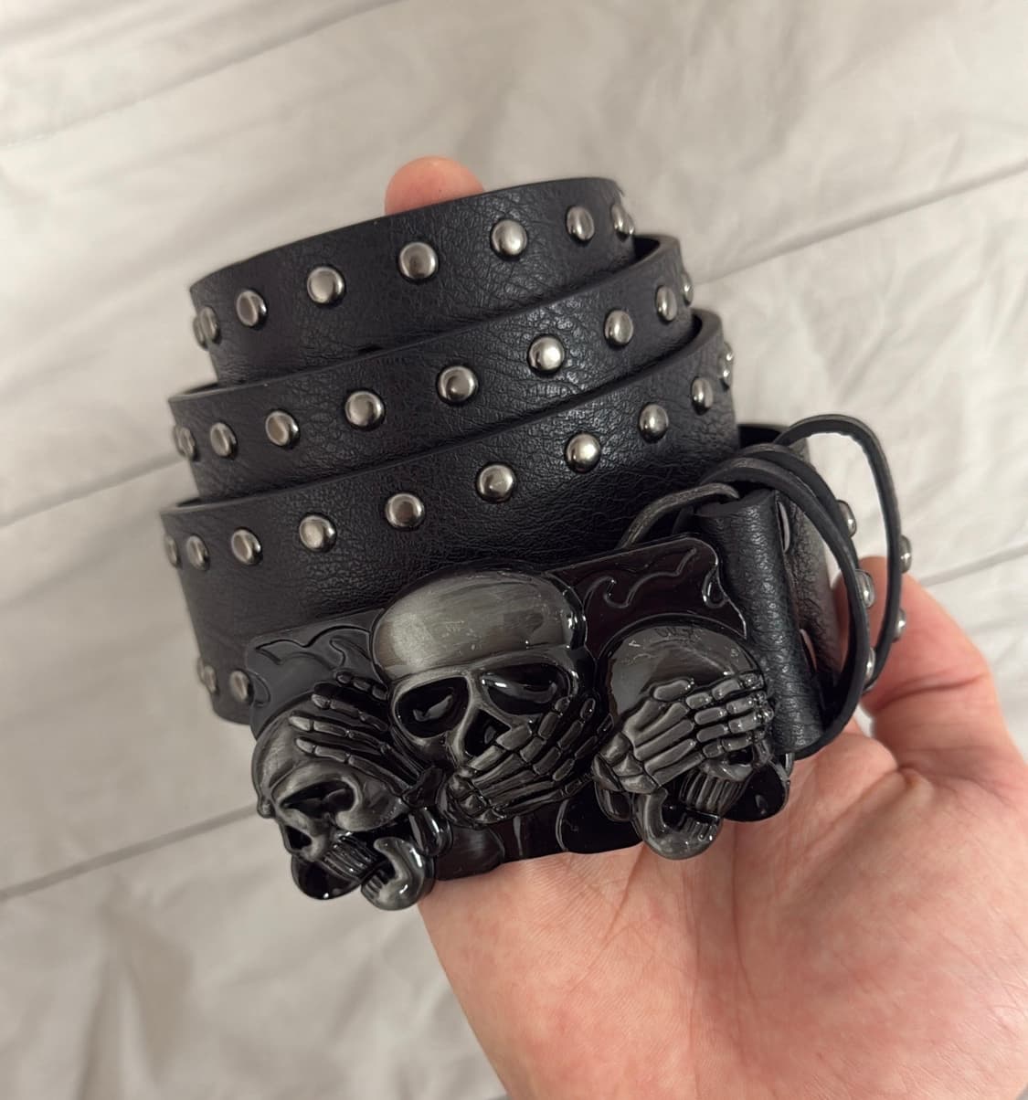 빈티지 해골 벨트 상품이미지1