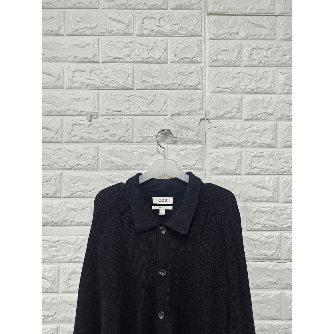 택포_ 코스 COS 블랙 니트 가디건 L 상품이미지2