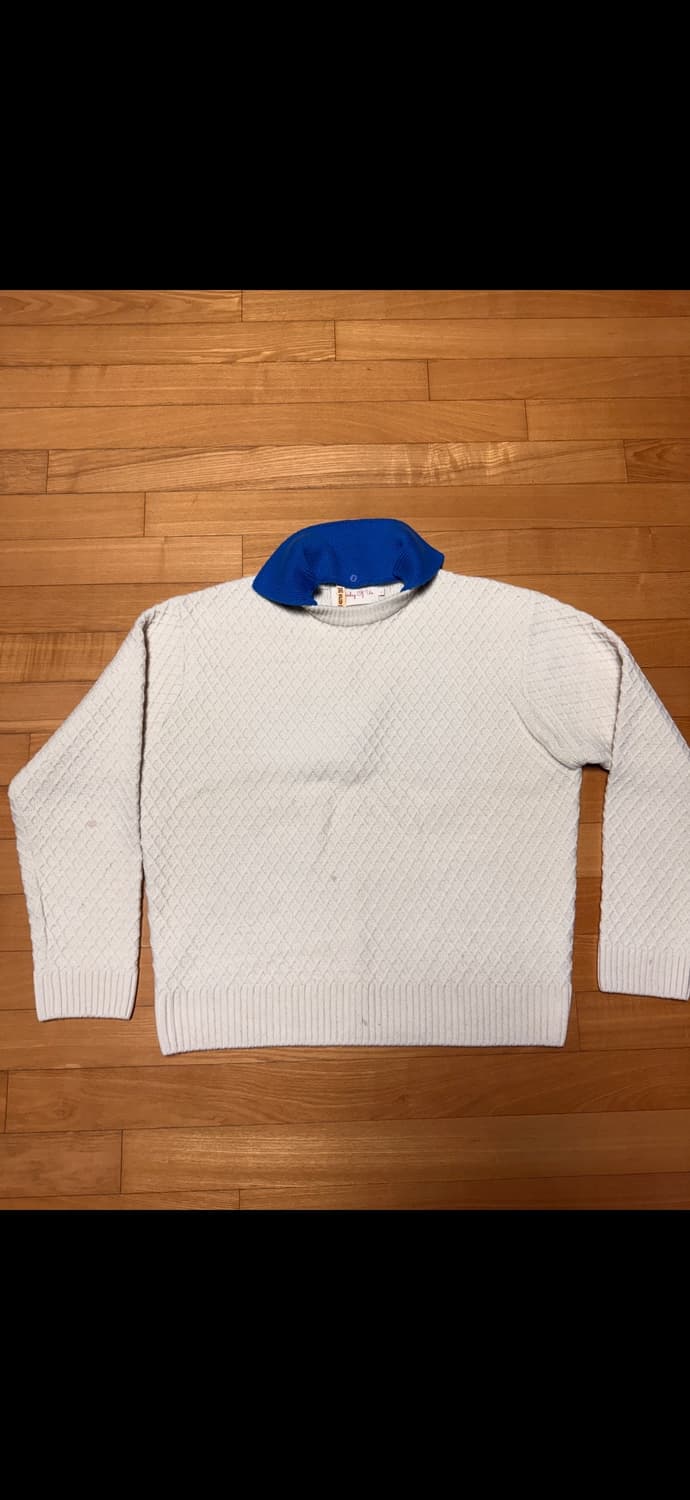 STU 카라 니트 L 상품이미지1