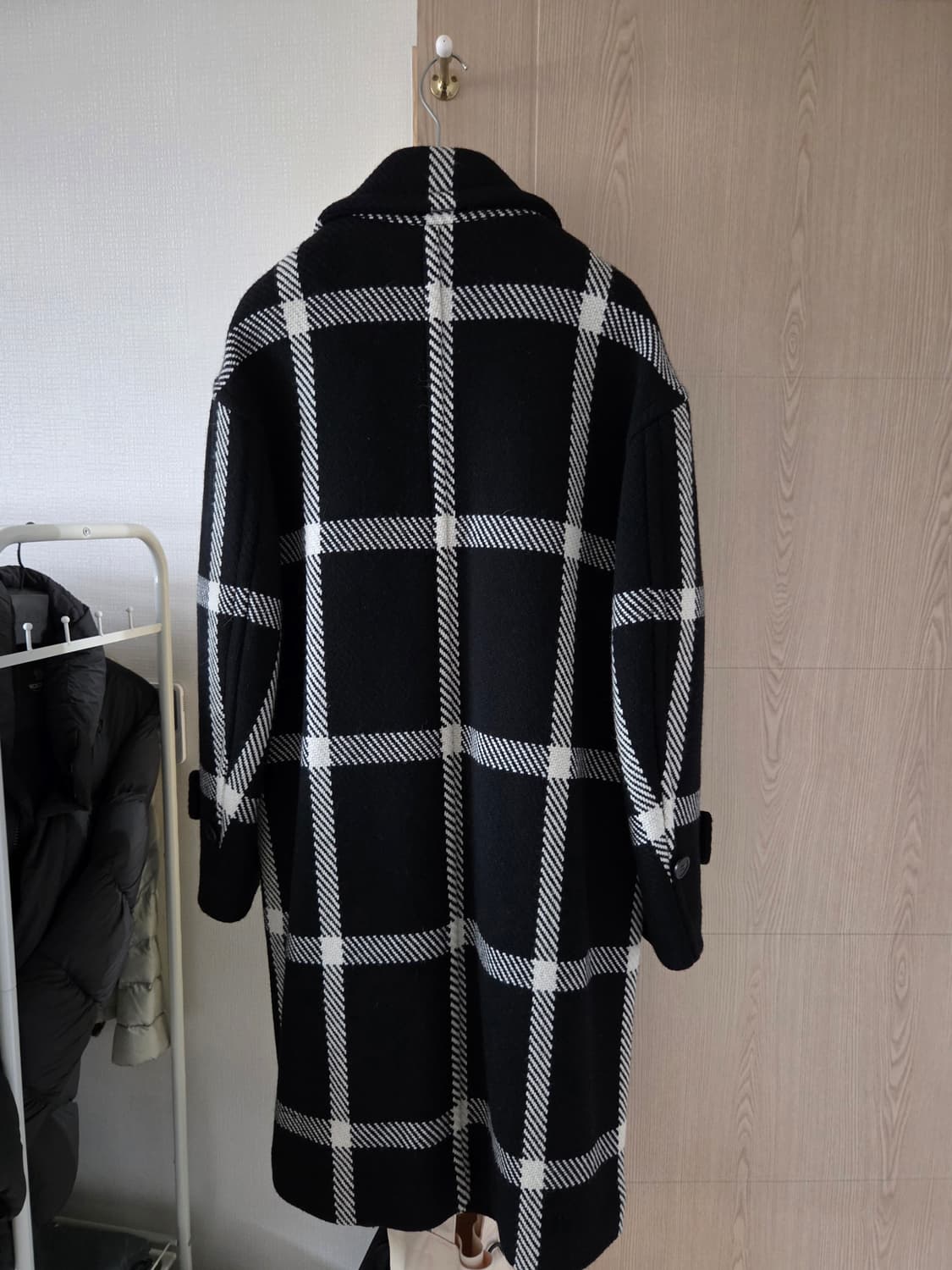 [정품] 송지오옴므 트위드 소재 남성 코트 46 (실측 105~107) 상품이미지7