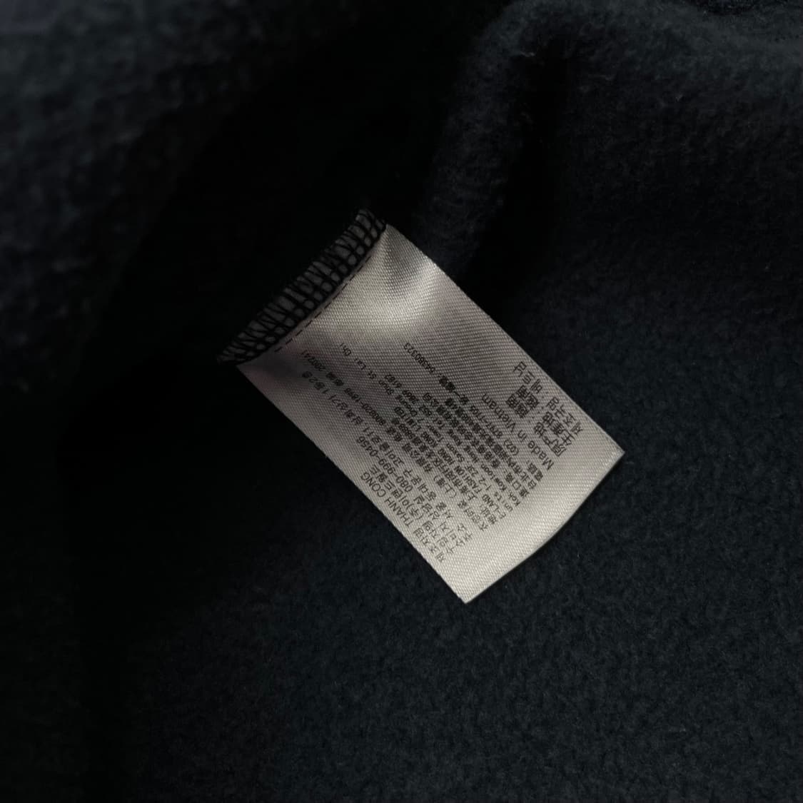 후아유 센터로고 네이비 후드집업 M 상품이미지6