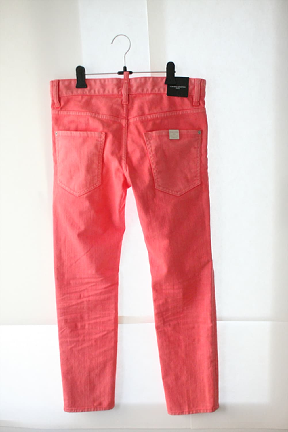 DSQUARED2 클레멘트 크롭 진 44 코랄 핑크 상품이미지6