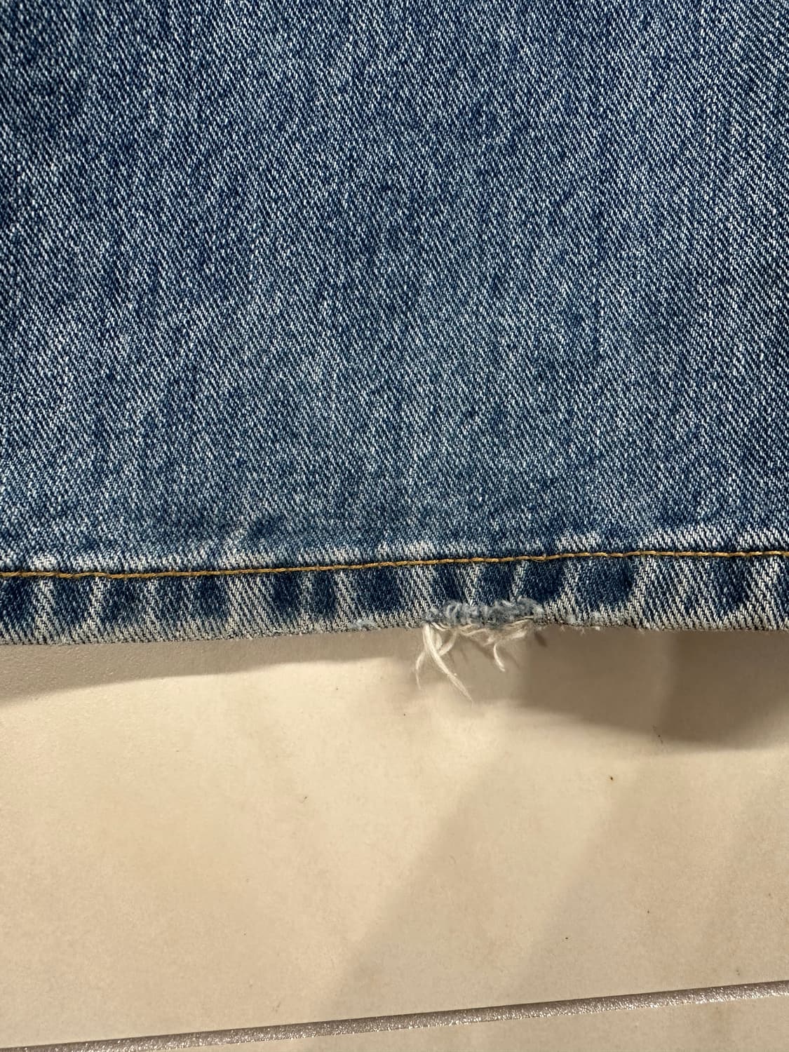 [M] 유스 스트럭쳐 와이드 데님 팬츠 상품이미지4