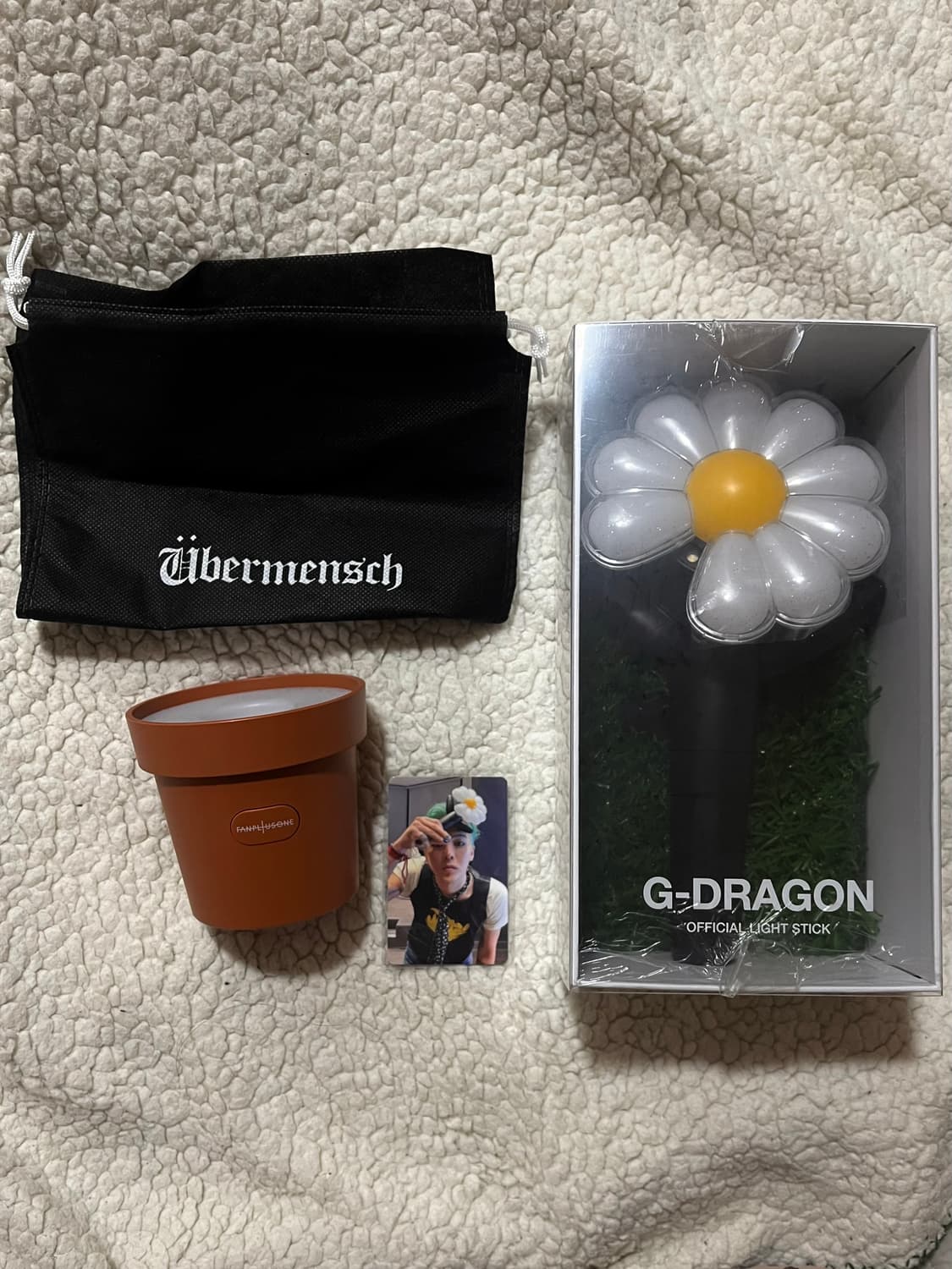 지드래곤 응원봉 + 더스트백 + 크래들 + 포토카드  상품이미지1