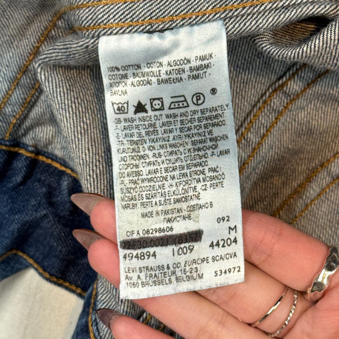 M) 리바이스 3세대 청 데님 자켓 상품이미지8