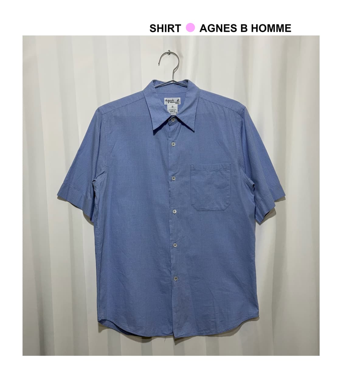 아네스베 옴므 반팔셔츠 상품이미지1