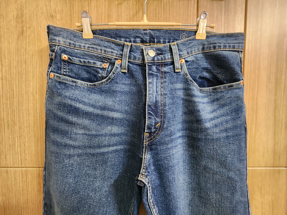 (34)리바이스 502 테이퍼드 웜진 데님 팬츠 상품이미지2