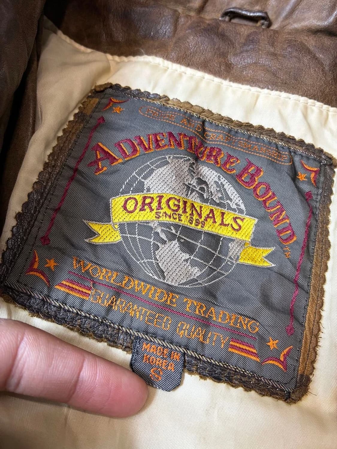 어드벤처 바운드 00's A-2 양가죽 봄버 자켓 PN7329 상품이미지8