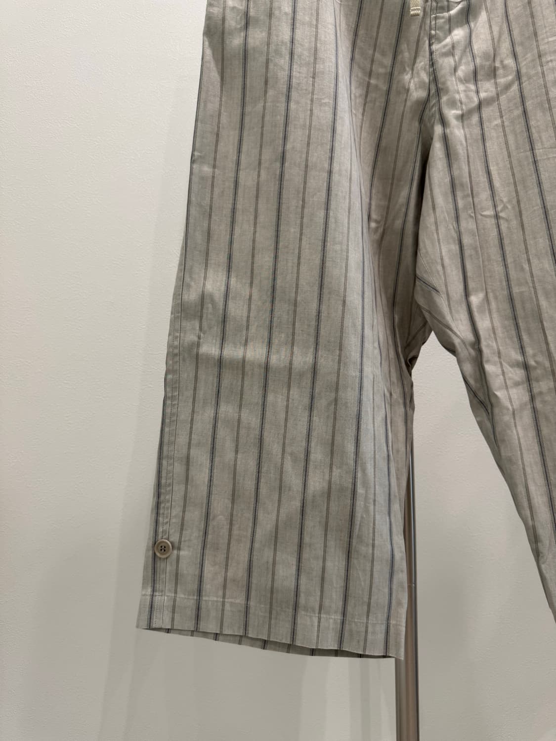 요지야마모토 24ss 스트라이프 와이드 팬츠 상품이미지5