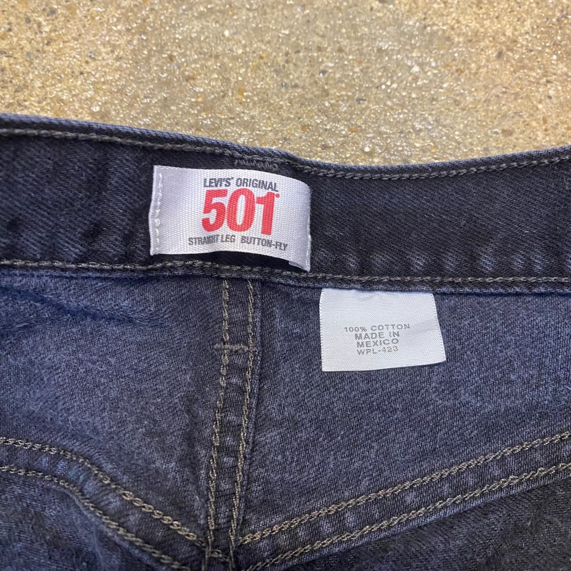 미국 빈티지 리바이스 501 블랙진 청바지 상품이미지3