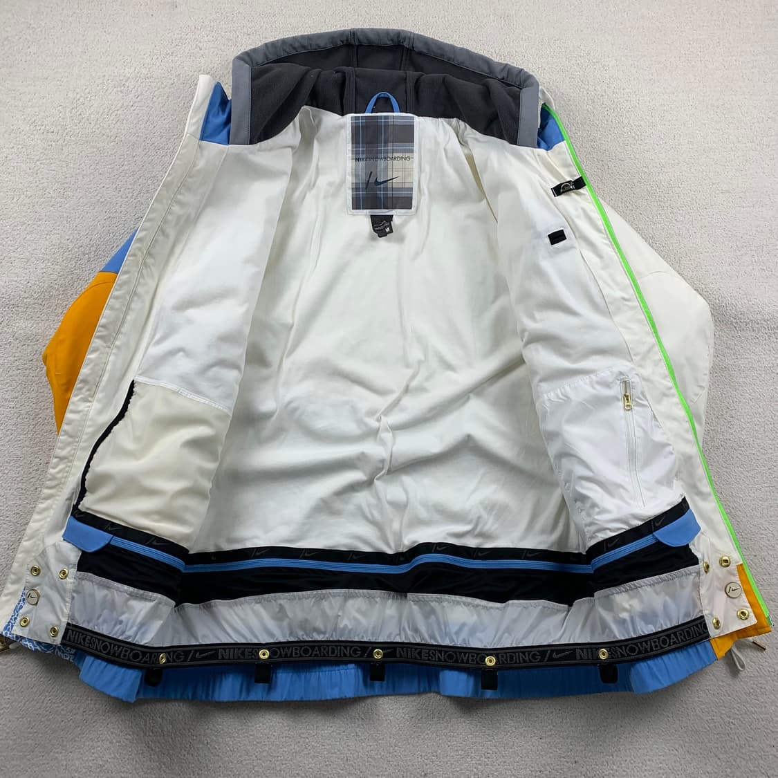 나이키 스노우보딩 라인 스우시로고 컬러블록 배색 스키복 상품이미지8