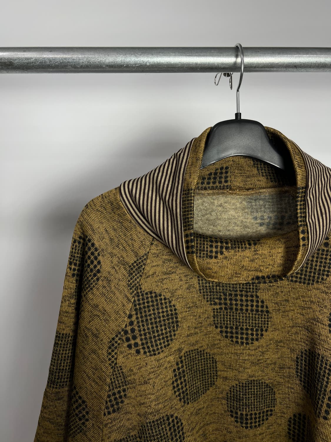 빈티지 도트 니트 케이프 상품이미지2