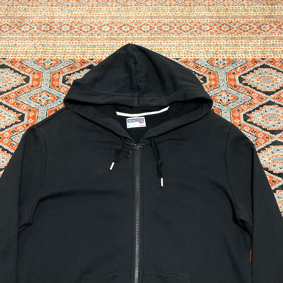 데니젠 프롬리바이스 블랙 후드집업 남성M 상품이미지2