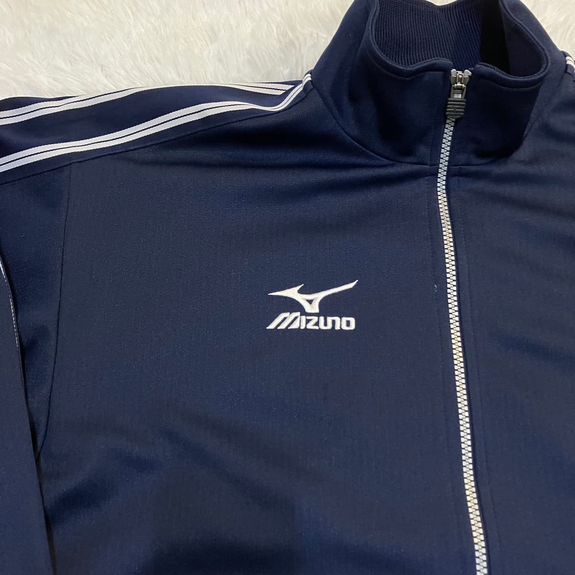 빈티지 미즈노 네이비 저지 803 y2k 스트릿 갸루 펑키 일본빈티지 상품이미지5