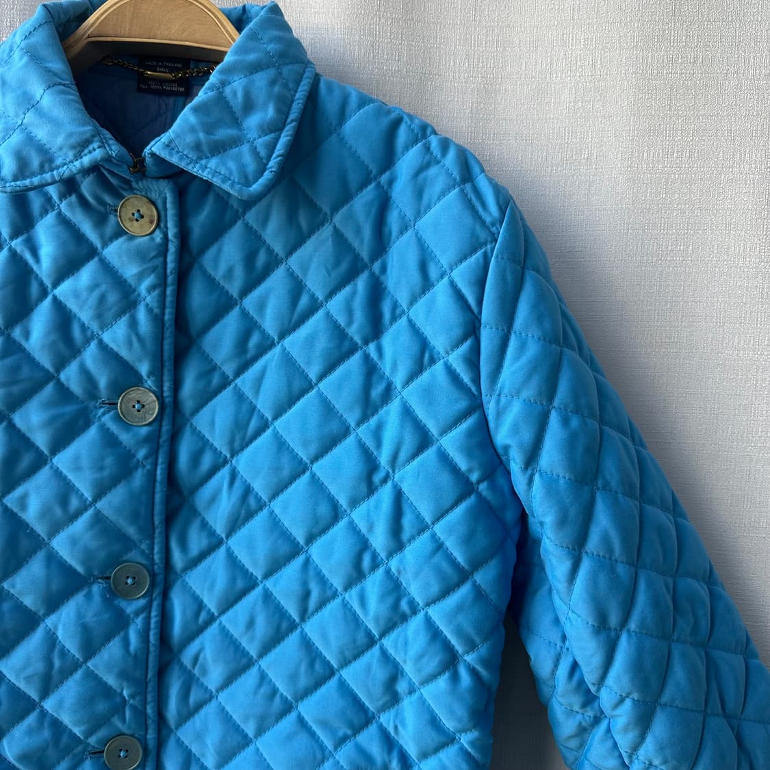 랄프로렌 퀼팅 자켓 스카이 블루 M 상품이미지2