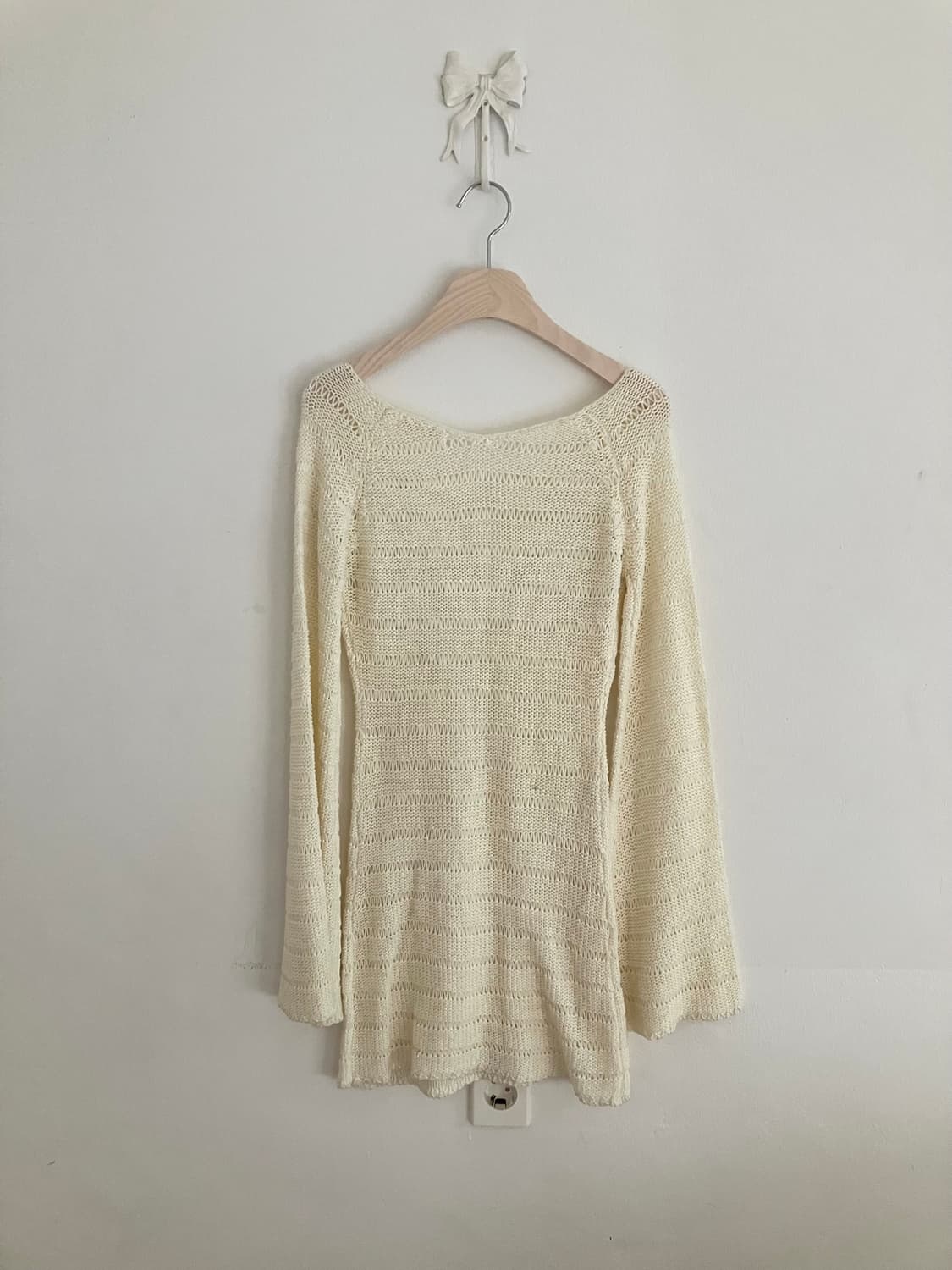 아이보리 니트 원피스 상품이미지6