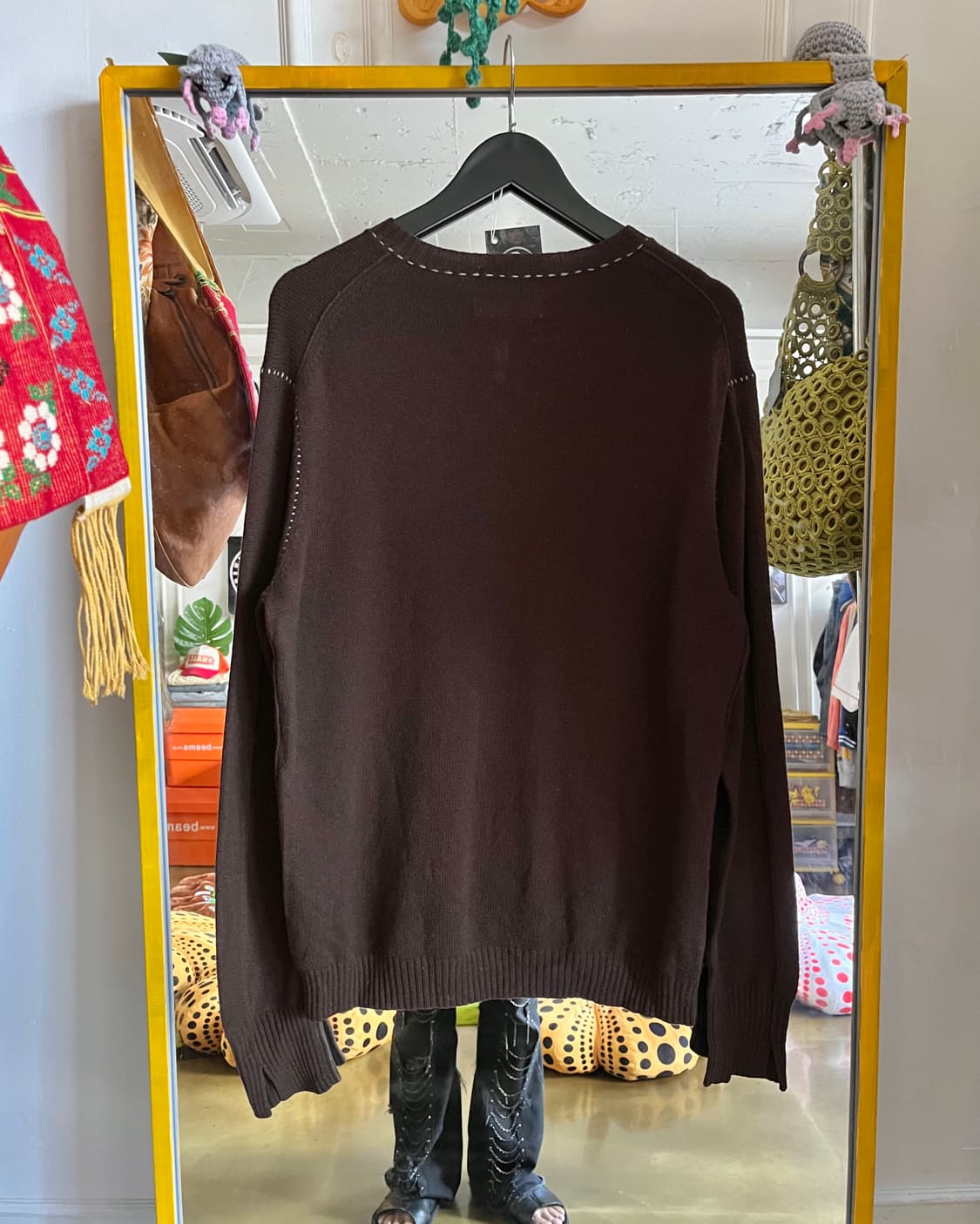 TAKEO KIKUCHI Stitch Point Wool Knit 상품이미지10