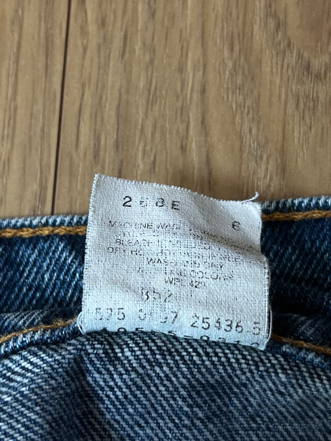 90s USA 리바이스 565 루즈 핏 와이드렉 진 [31] 상품이미지9