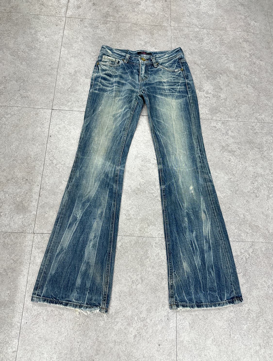 DESII GIRL high waisted flare denim jean 상품이미지1