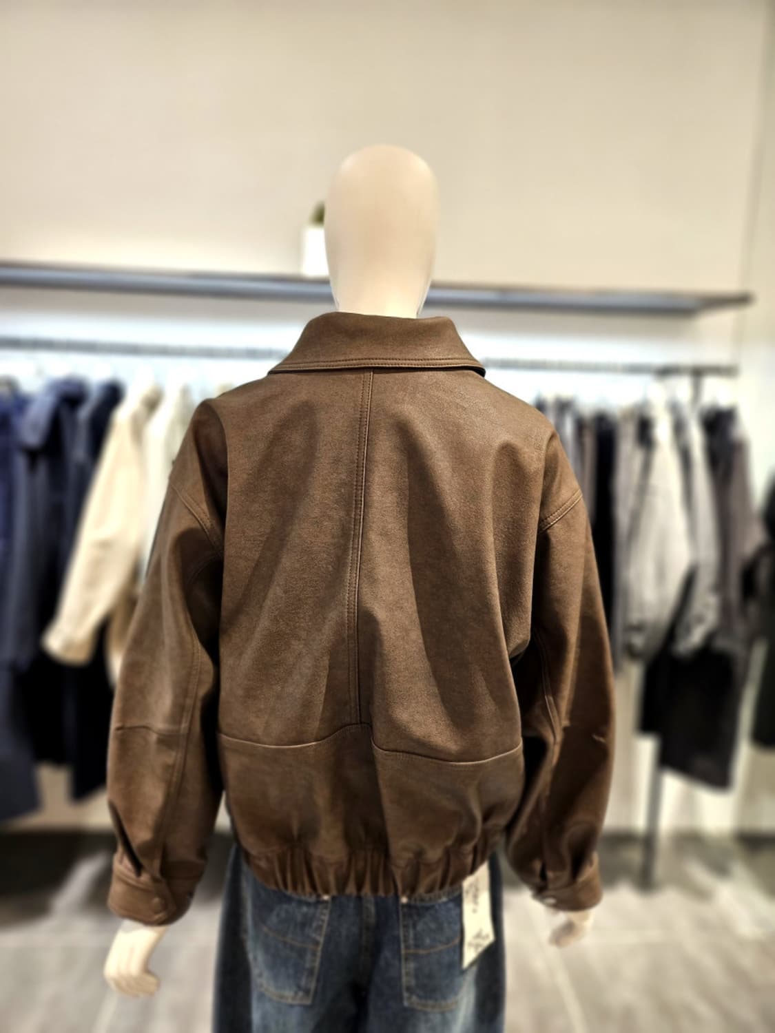 스튜디오 톰보이 가죽 자켓 새상품 상품이미지3