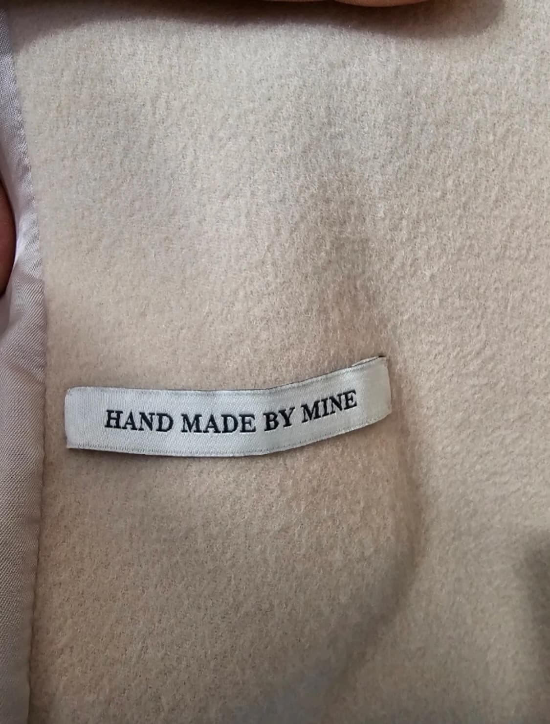 한섬 마인 MINE 핸드메이드 캐시미어 오버핏 코트 ~FREE 상품이미지7