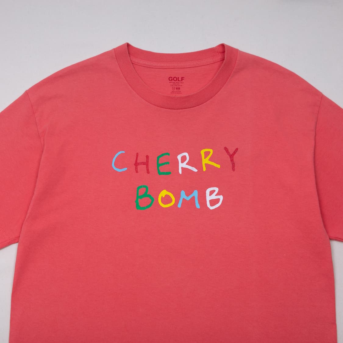 15ss 골프왕 Cherry Bomb 텍스트 티셔츠 상품이미지3